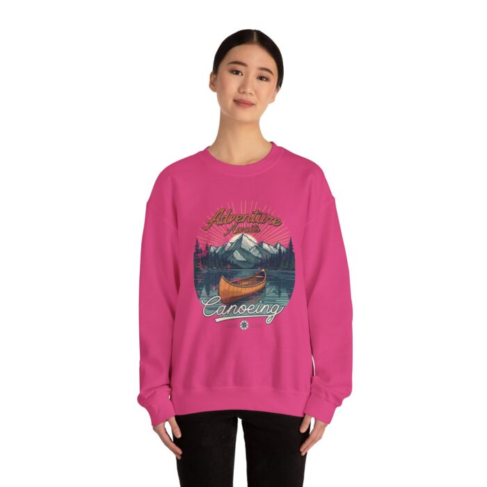 Canoeing Unisex Heavy Blend™ Crewneck Sweatshirt - Image 36