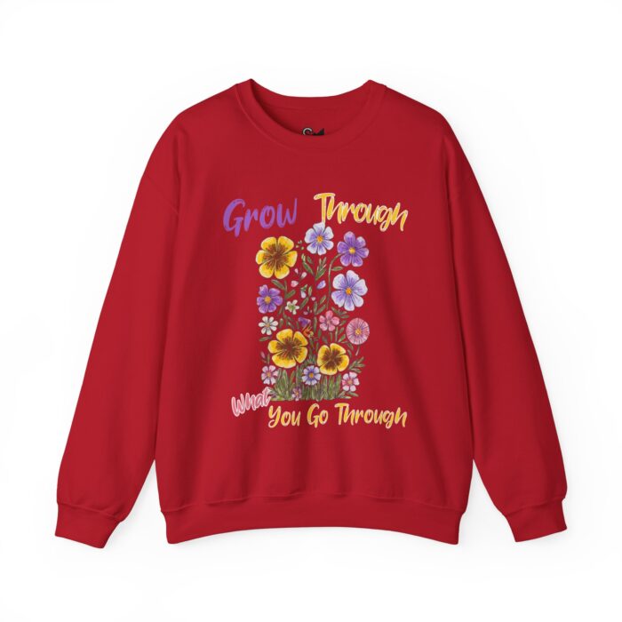 Grow Through What You Go Through Unisex Heavy Blend™ Crewneck Sweatshirt - Image 17