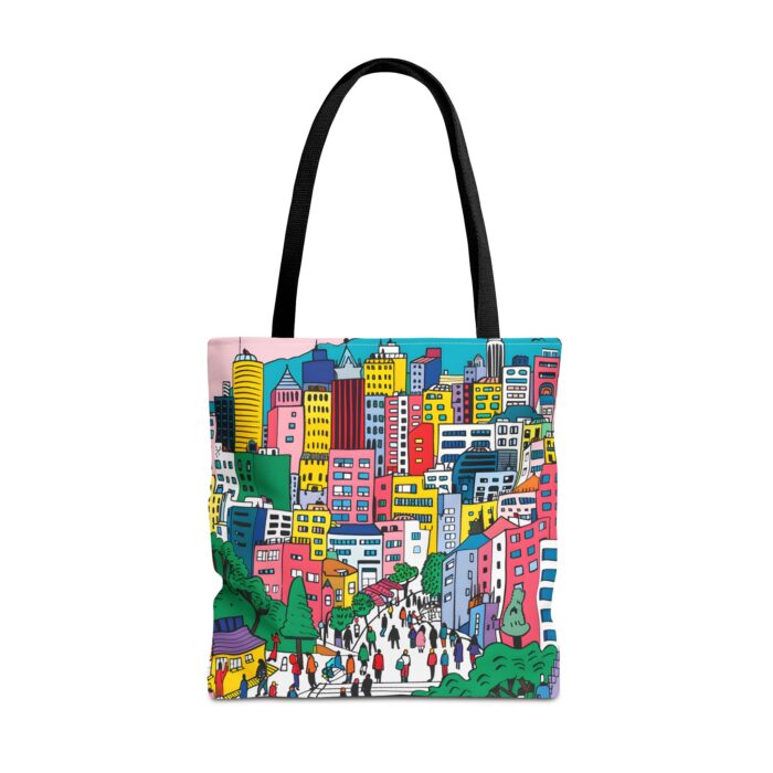 Seoul's hill neighborhoods Tote Bag (AOP) - Image 9