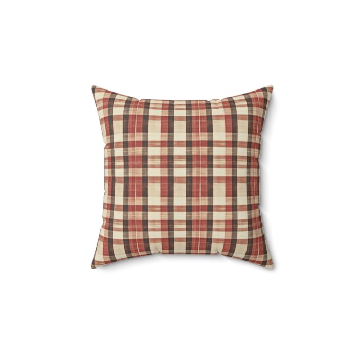 Foliage hue plaid Spun Polyester Square Pillowcase - Image 2