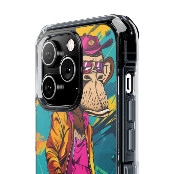 Stylish Ape Magnetic Clear Impact Cases - Image 24