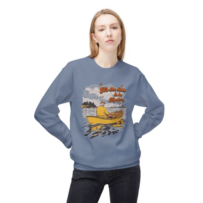 Time to be together Unisex Midweight Softstyle Fleece Crewneck Sweatshirt - Image 27