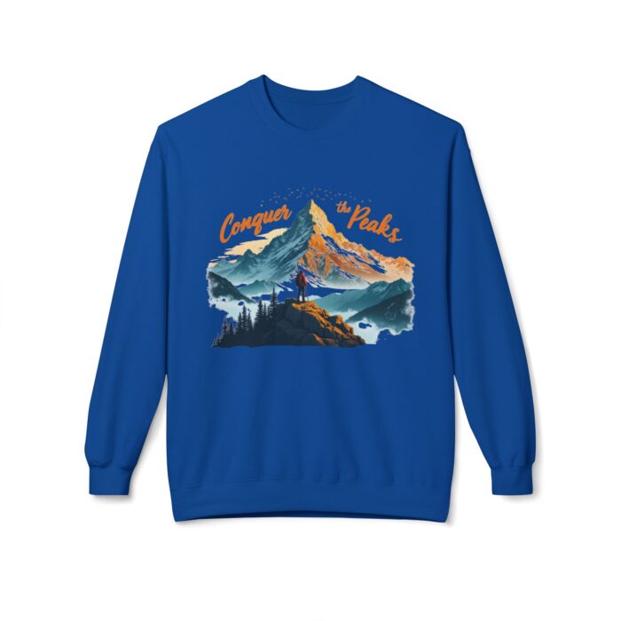 Conquer the peaks Unisex Midweight Softstyle Fleece Crewneck Sweatshirt - Image 29