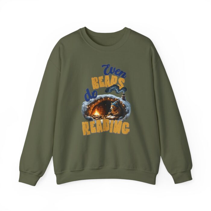 Even bears do reading Unisex Heavy Blend™ Crewneck Sweatshirt - Image 17