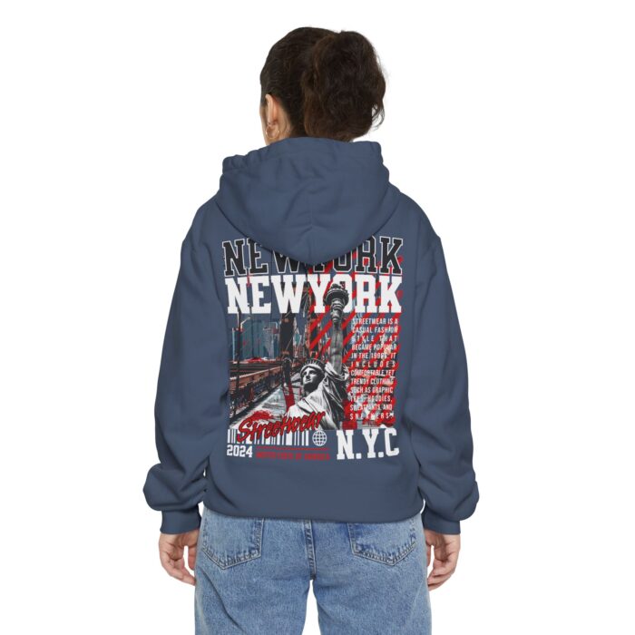 New York Streetwear Unisex Garment-Dyed Hoodie - Image 24