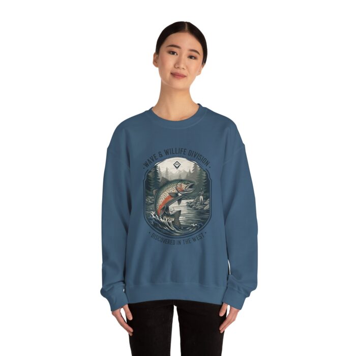 Discovered in the west Unisex Heavy Blend™ Crewneck Sweatshirt - Image 24