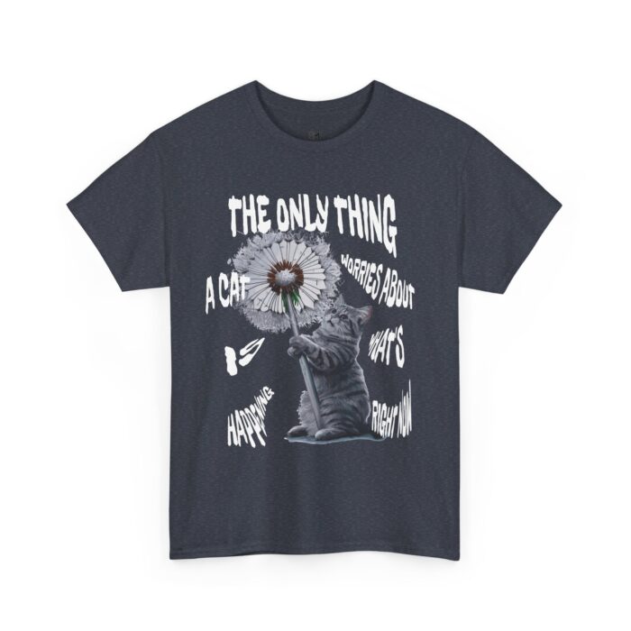 Cat worries Unisex Heavy Cotton Tee - Image 23