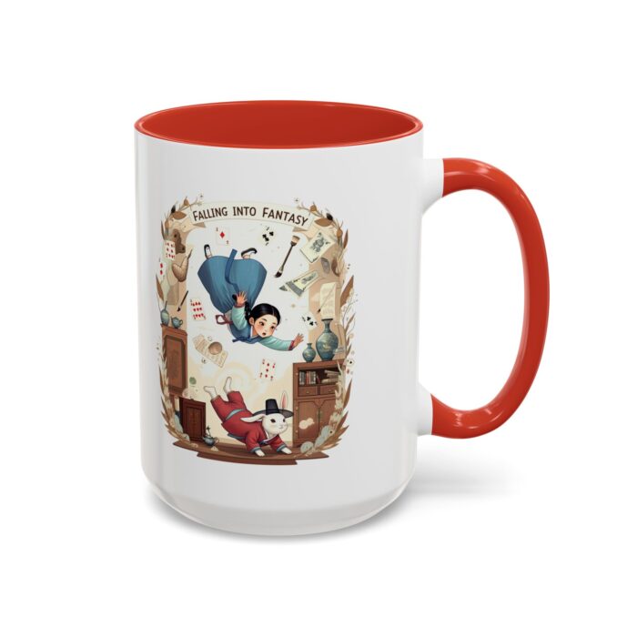 Falling into fantasy Accent Coffee Mug (11, 15oz) - Image 30