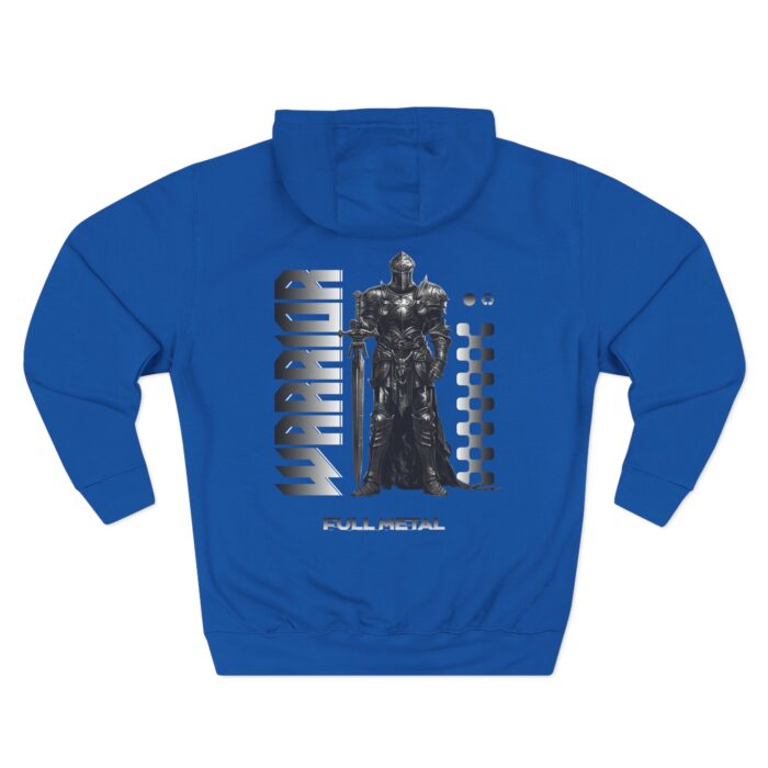 Full metal warrior Three-Panel Fleece Hoodie - Image 10