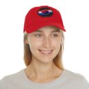 Korean Flag Hat with Leather Patch (Round)
