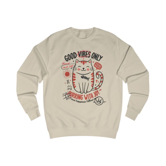 Good vibes only Unisex Sweatshirt - Image 5