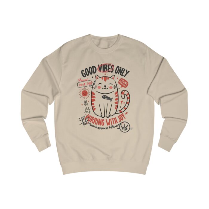 Good vibes only Unisex Sweatshirt - Image 7