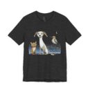 Paws purrs and feathers Unisex Jersey Short Sleeve Tee