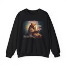 Reading brightens life, even the bear Unisex Heavy Blend™ Crewneck Sweatshirt