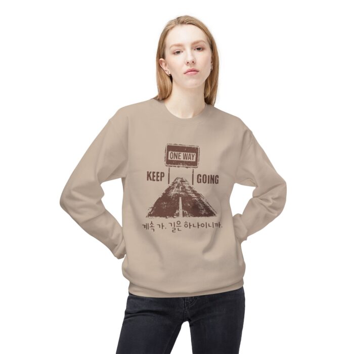 One way, keep going II Unisex Midweight Softstyle Fleece Crewneck Sweatshirt - Image 11