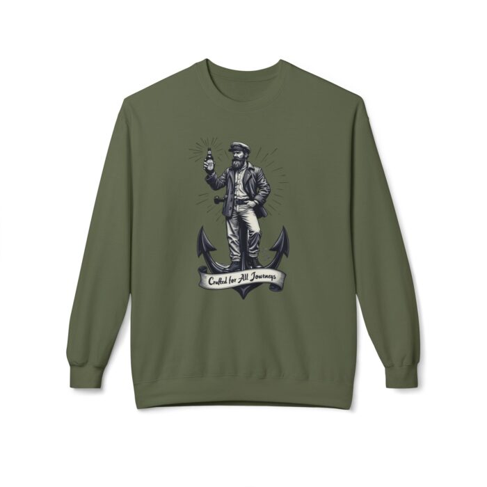 Crafted for all journeys Unisex Midweight Softstyle Fleece Crewneck Sweatshirt - Image 9
