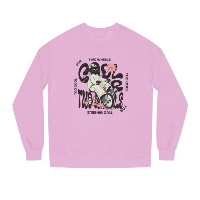 Too cool for two wheels Unisex Crew Neck Sweatshirt - Image 13