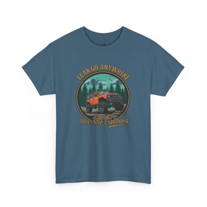 I can go anywhere Unisex Heavy Cotton Tee - Image 31