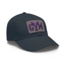 GYM Hat with Leather Patch (Rectangle)
