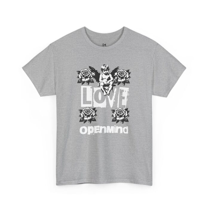 Love open mind Unisex Heavy Cotton Tee - Image 3