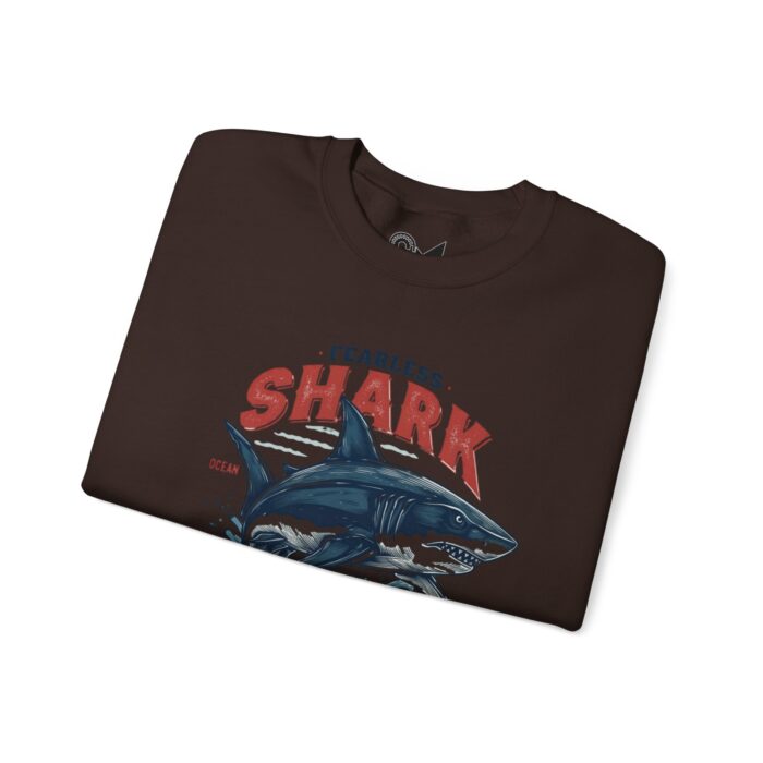 Fearless shark Unisex Heavy Blend™ Crewneck Sweatshirt - Image 11