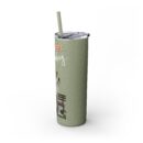 Happy Birthday Skinny Tumbler with Straw, 20oz