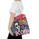 I love Korea Tote Bag (AOP)