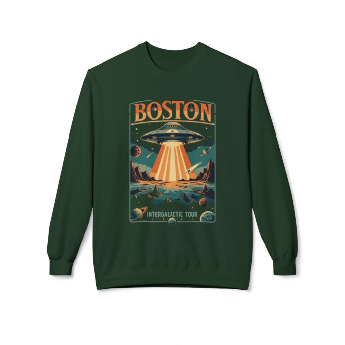 Boston Unisex Midweight Softstyle Fleece Crewneck Sweatshirt - Image 5