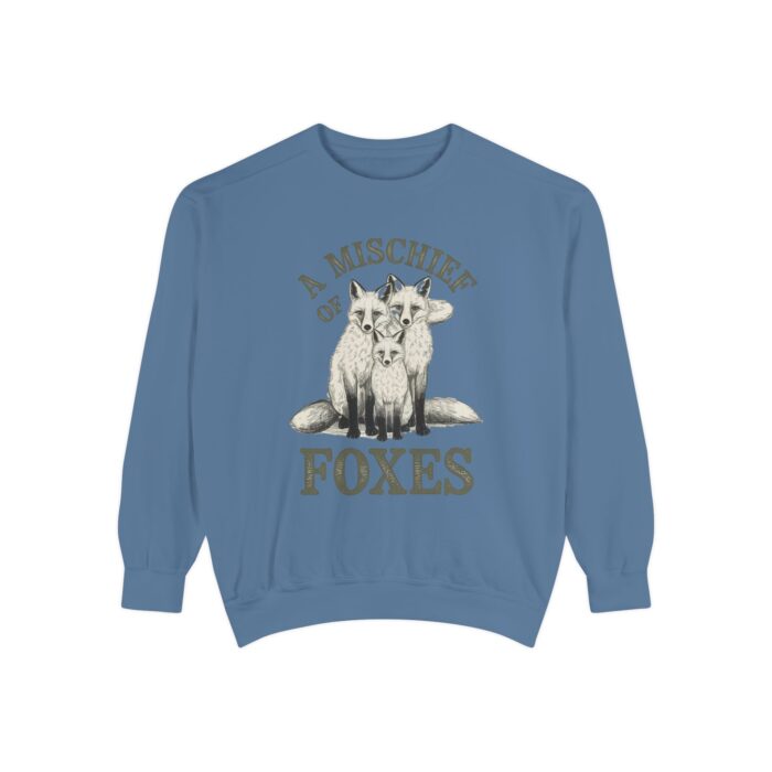 A mischief of Foxes Unisex Garment-Dyed Sweatshirt - Image 33