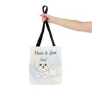 Paws & Love Dog Tote Bag - Cute Pet Lover's Carryall