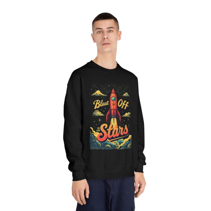 Blast off Unisex DryBlend® Crewneck Sweatshirt - Image 4