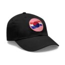 Korean Flag Hat with Leather Patch (Round)