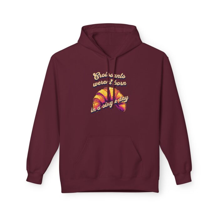 Croissants weren't born in a single day Unisex Midweight Softstyle Fleece Hoodie - Image 13