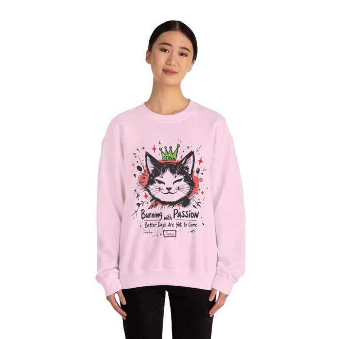 Better days are yet to come Unisex Heavy Blend™ Crewneck Sweatshirt - Image 20