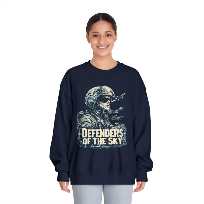 Defenders of the Sky Unisex DryBlend® Crewneck Sweatshirt - Image 7