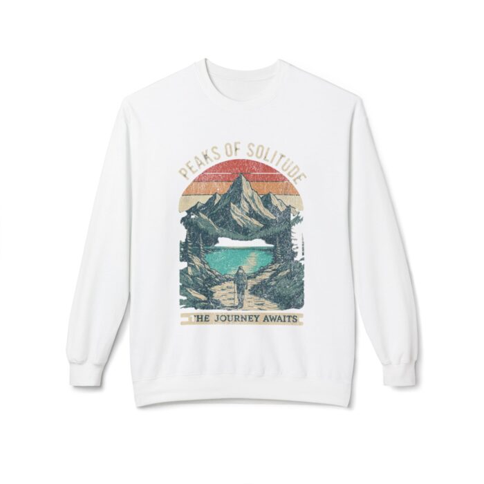 Peaks of Solitude Unisex Midweight Softstyle Fleece Crewneck Sweatshirt