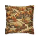 Map of Memories Spun Polyester Square Pillowcase