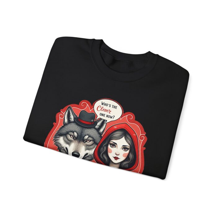 Who's the clever one Unisex Heavy Blend™ Crewneck Sweatshirt - Image 3