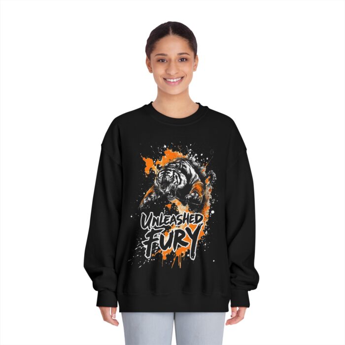 Unleashed fury Unisex DryBlend® Crewneck Sweatshirt - Image 3