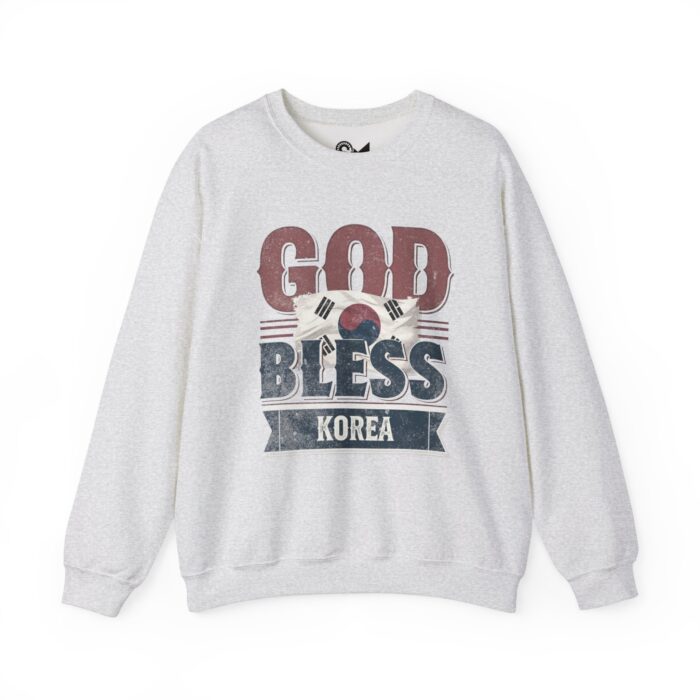 God bless Korea Unisex Heavy Blend™ Crewneck Sweatshirt - Image 5