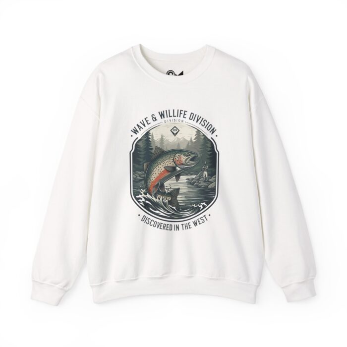 Discovered in the west Unisex Heavy Blend™ Crewneck Sweatshirt