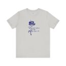 Floral Comfort Unisex Jersey Tee - Inspiring Korean Bible Design for Everyday Wear