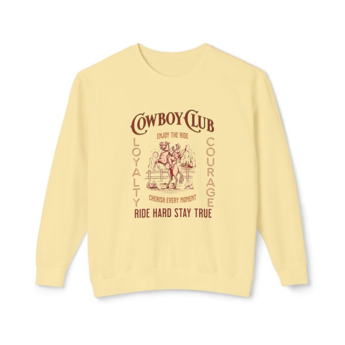 Cowboy club Unisex Lightweight Crewneck Sweatshirt - Image 9