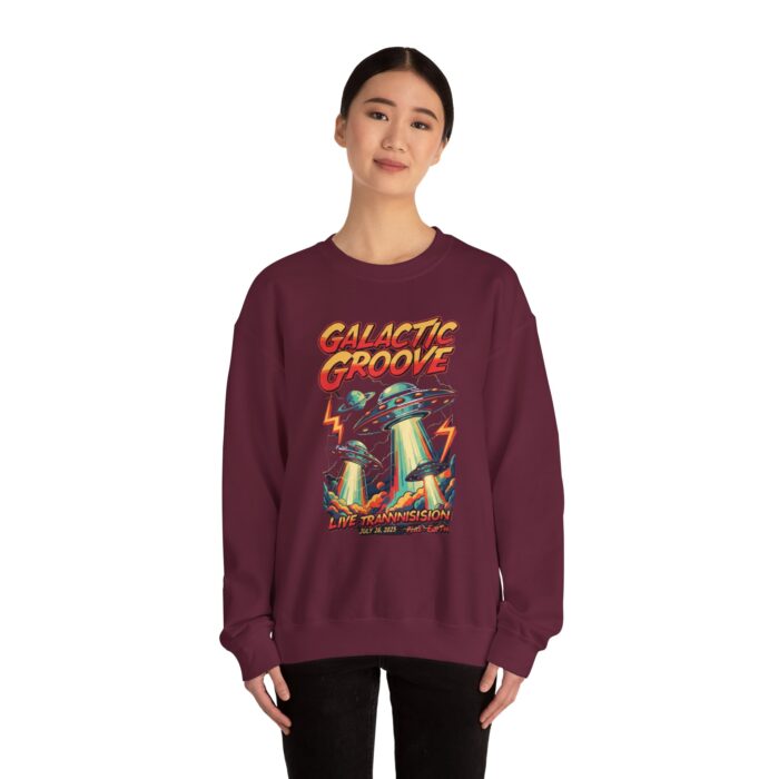 Galactic grooveUnisex Heavy Blend™ Crewneck Sweatshirt - Image 8
