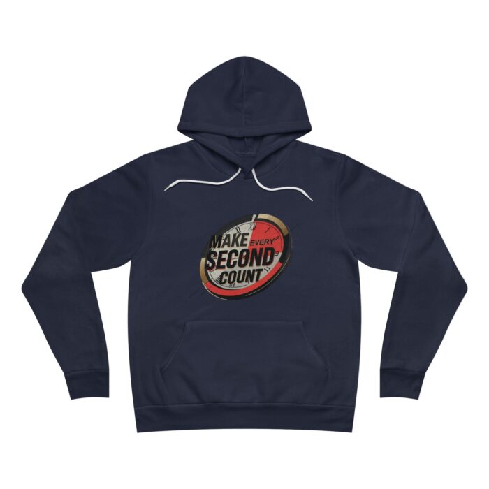 MAKE EVERY SECOND COUNT Unisex Sponge Fleece Pullover Hoodie - Image 5