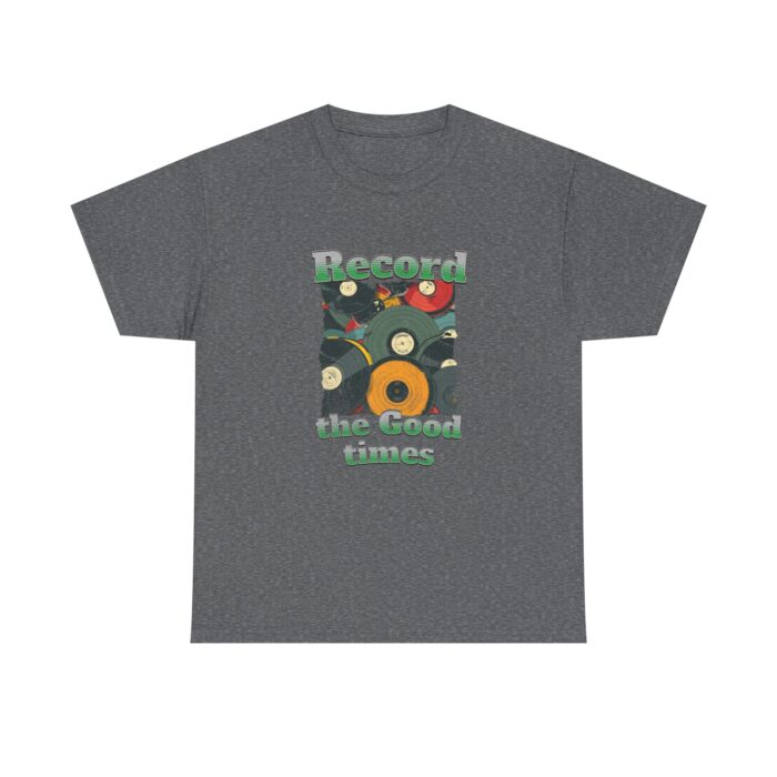 Record the good times Unisex Heavy Cotton Tee - Image 13