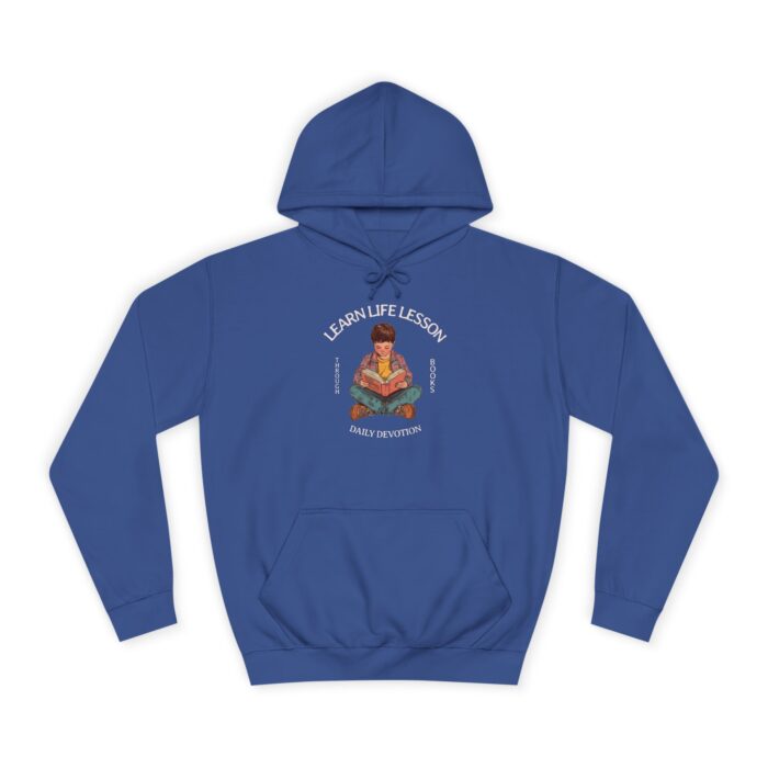 Through books Unisex College Hoodie - Image 17