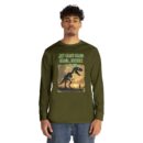 My Grand Grand Grandfather's Last Pet Long Sleeve Crewneck Tee - Dinosaur Theme