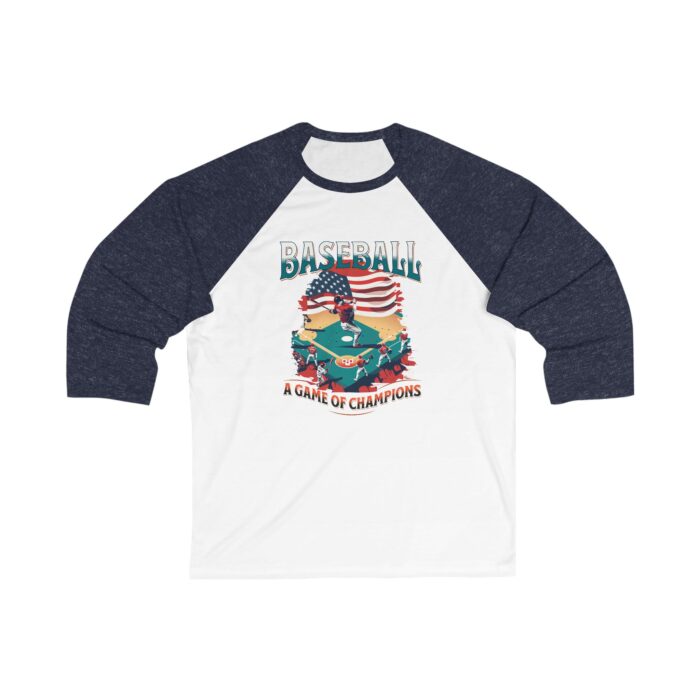Game of Champion Unisex 34 Sleeve Baseball Tee - Image 5