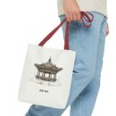 Traditional Korean pavilion Tote Bag (AOP)